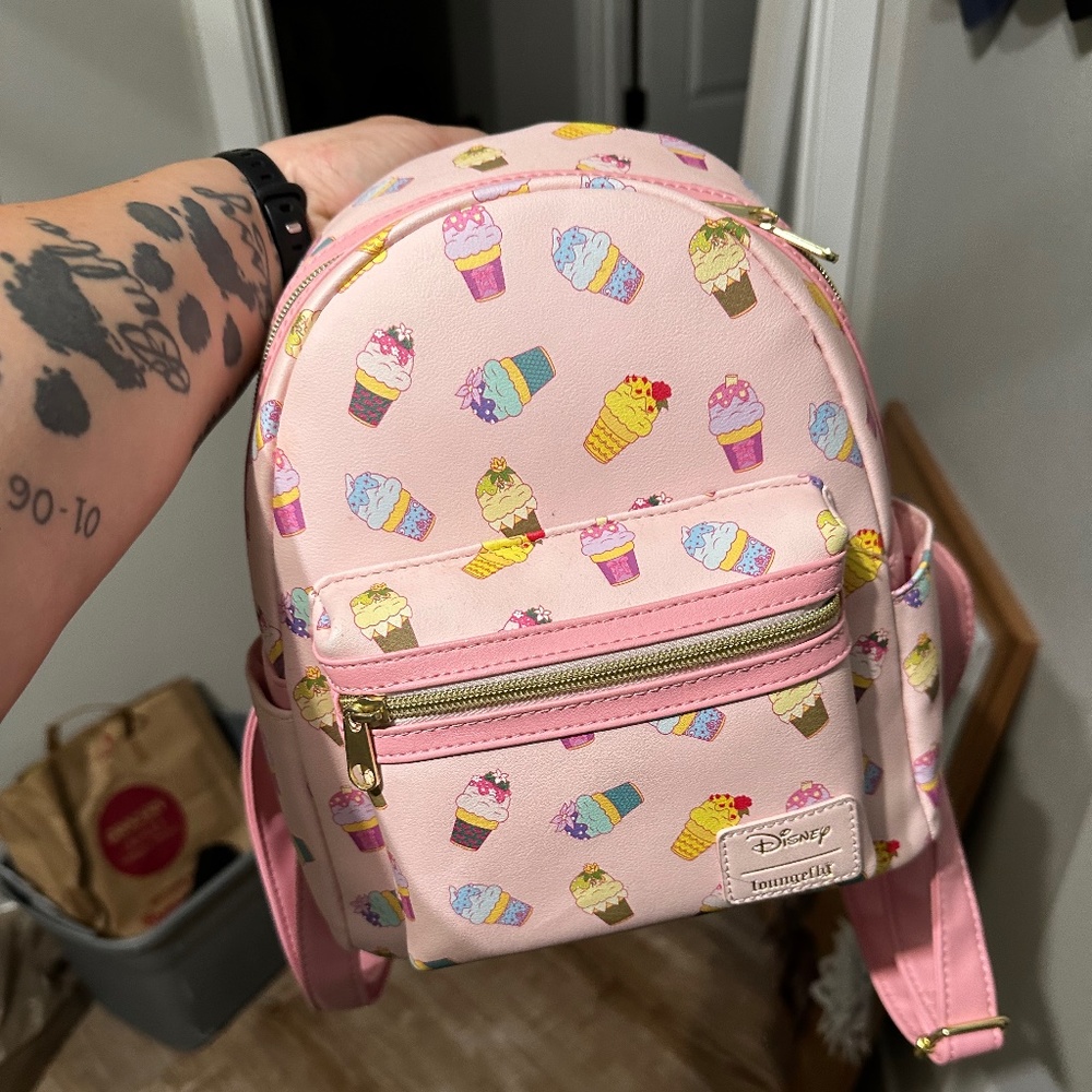 Disney ice cream cones, mini backpack